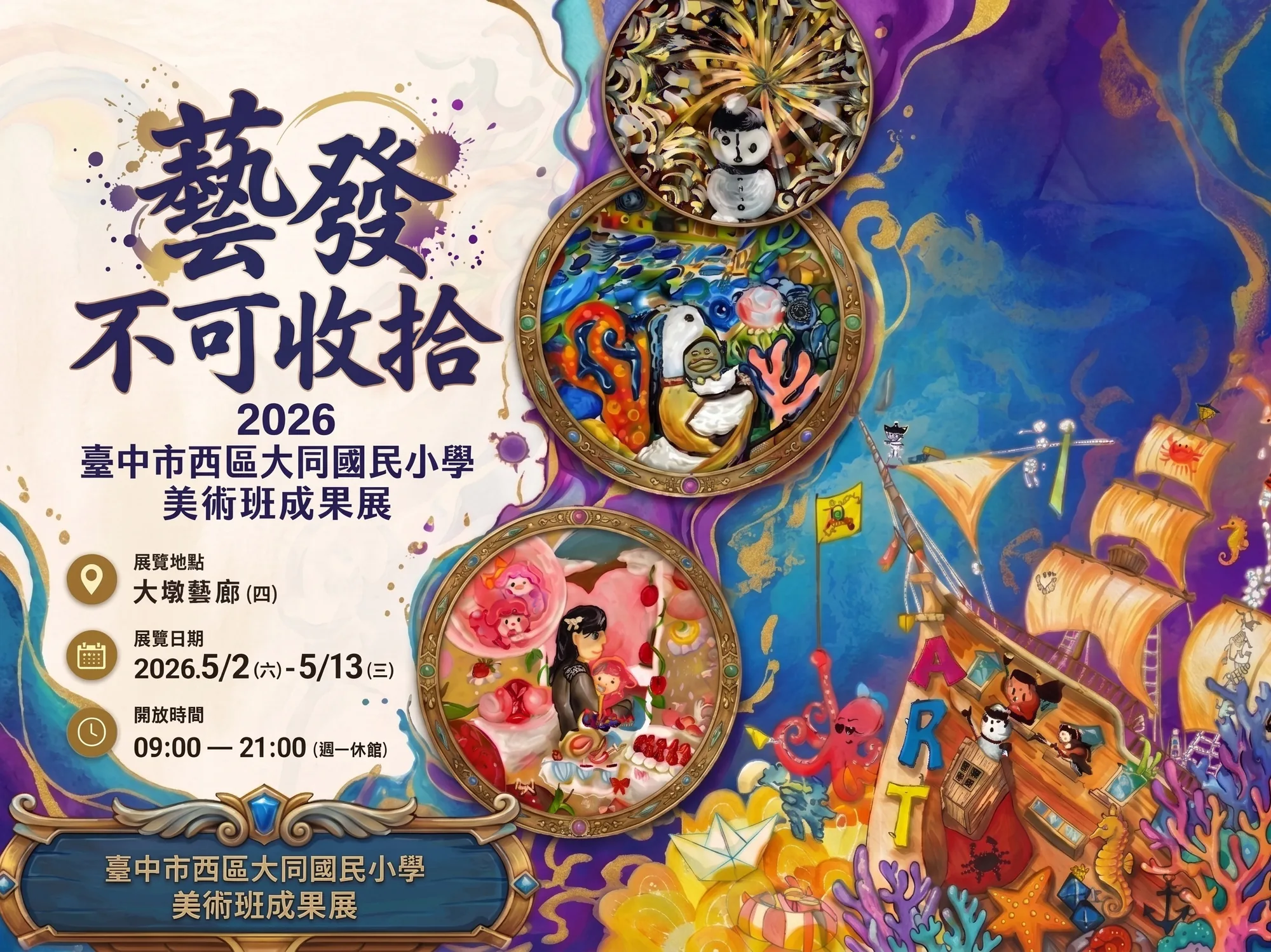 2026臺中市西區大同國小美術班成果展 - 台中市大墩文化中心