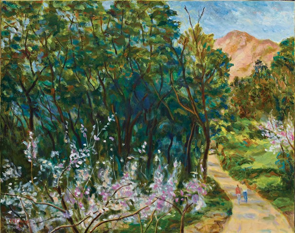 大墩典美．藏藝－〈相思樹〉、〈金色風光〉、〈五葉松蔭〉、〈一帆風順〉、〈古梅直筒〉、〈道〉 - 台中市大墩文化中心