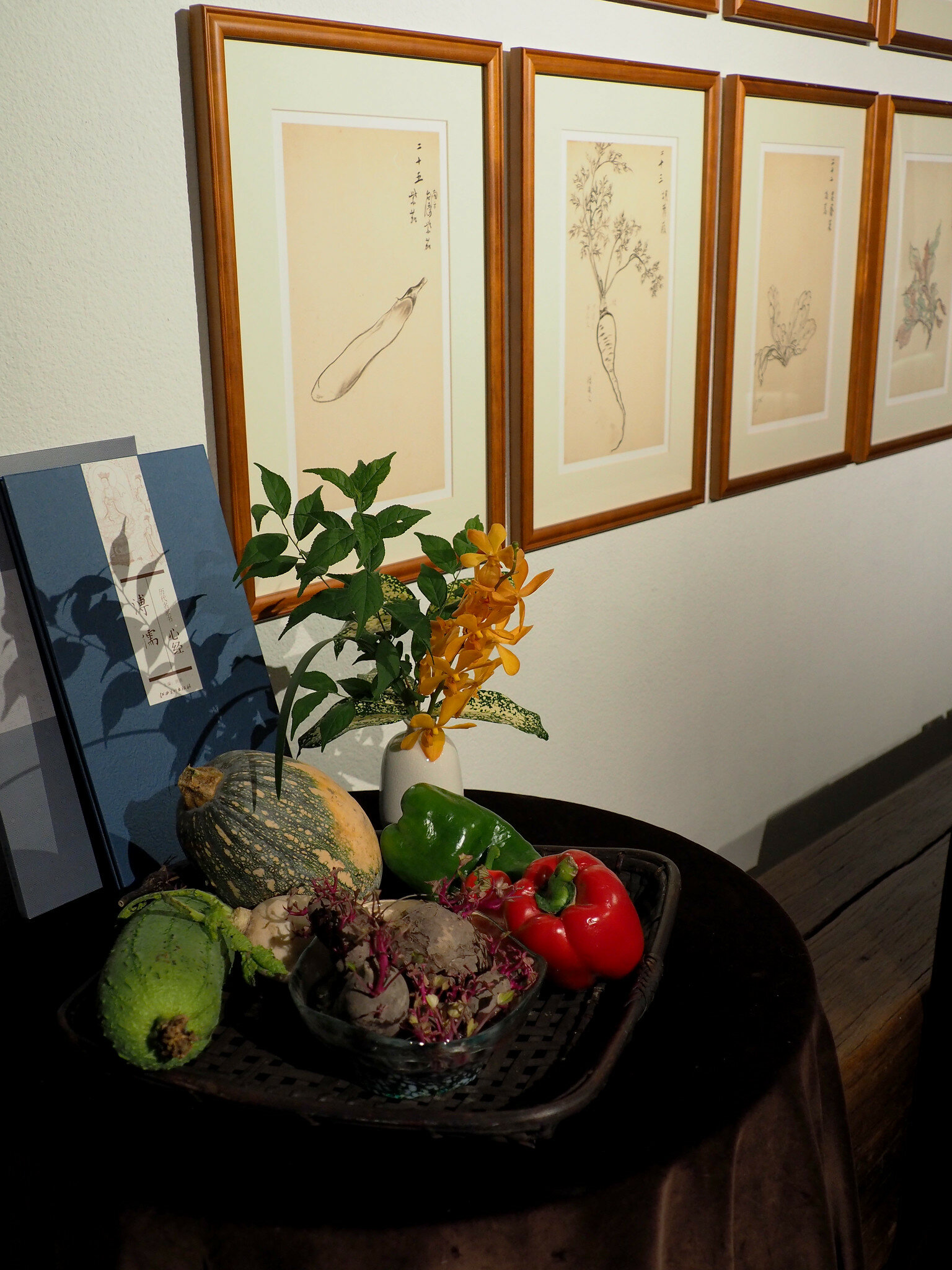 菜入畫來｜溥心畬「蔬菜冊」圖稿複製畫展 - 草山玉溪