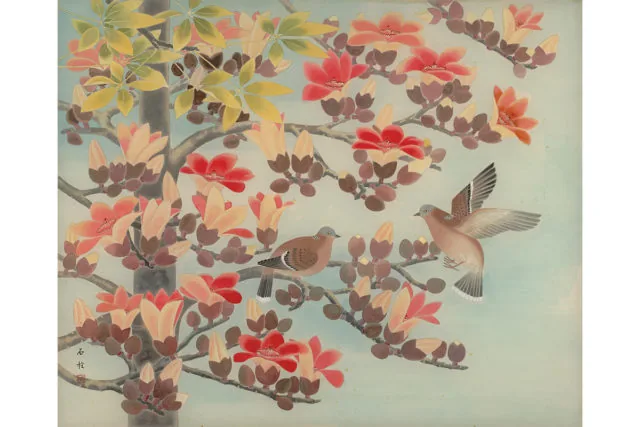 雋永的芬芳 陳石柱膠彩典藏展 - 創價美術館