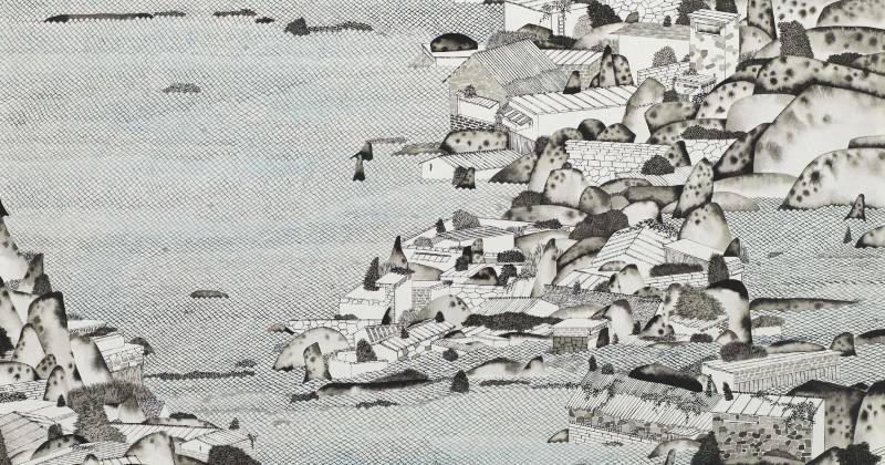 走走停停的風景 邱奕寧 水墨個展 - 晴山藝術中心